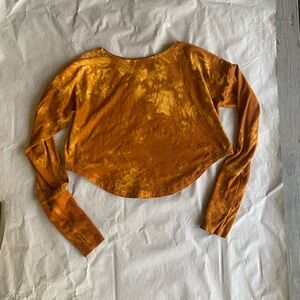 Rabbits Path Hemp handmade cropped long sleeve sweater